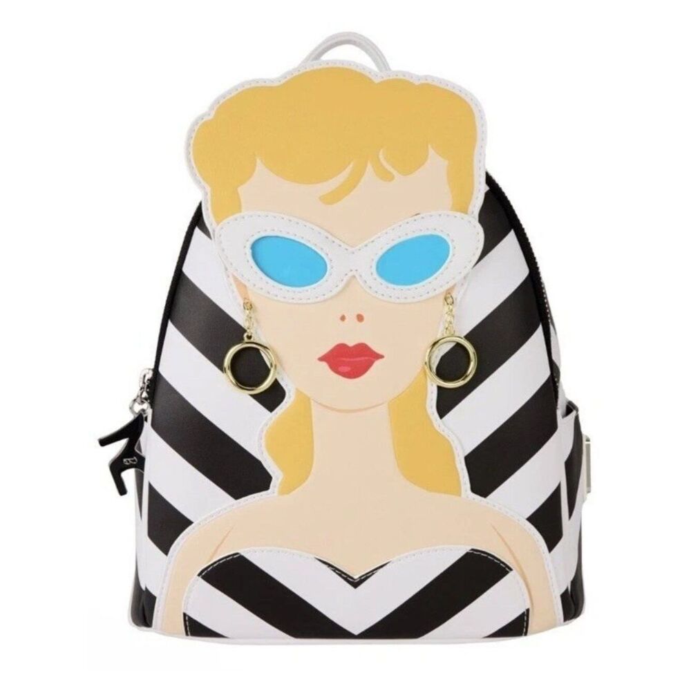 Classic Barbie Doll Loungefly Cosplay Mini Backpack Bag Retro Swimsuit NWT